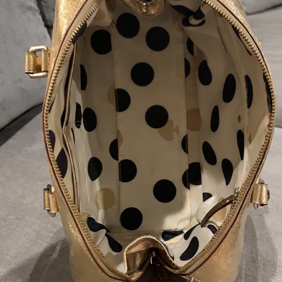 kate spade Bags Kate Spade Gold Metallic Leather Purse Poshmark